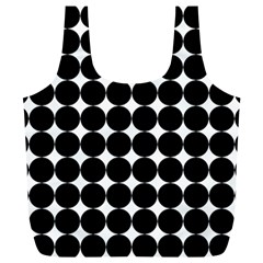 Dotted Pattern Png Dots Square Grid Abuse Black Full Print Recycle Bags (l)  by Mariart