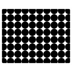 Dotted Pattern Png Dots Square Grid Abuse Black Double Sided Flano Blanket (medium)  by Mariart