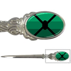 Fascigender Flags Line Green Black Hole Polka Letter Openers by Mariart