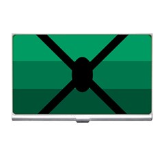 Fascigender Flags Line Green Black Hole Polka Business Card Holders by Mariart