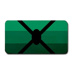 Fascigender Flags Line Green Black Hole Polka Medium Bar Mats by Mariart