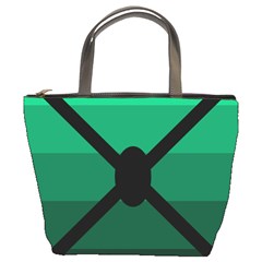 Fascigender Flags Line Green Black Hole Polka Bucket Bags by Mariart