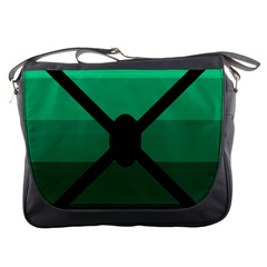 Fascigender Flags Line Green Black Hole Polka Messenger Bags by Mariart