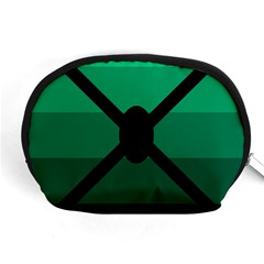 Fascigender Flags Line Green Black Hole Polka Accessory Pouches (medium) 