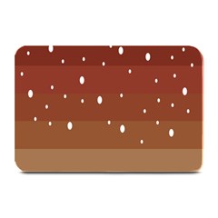 Fawn Gender Flags Polka Space Brown Plate Mats