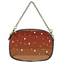 Fawn Gender Flags Polka Space Brown Chain Purses (one Side) 