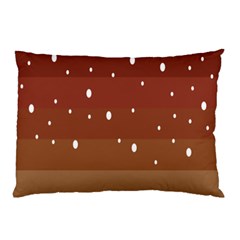 Fawn Gender Flags Polka Space Brown Pillow Case by Mariart