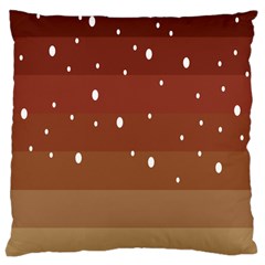 Fawn Gender Flags Polka Space Brown Large Cushion Case (one Side) by Mariart