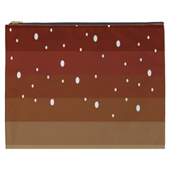 Fawn Gender Flags Polka Space Brown Cosmetic Bag (xxxl)  by Mariart