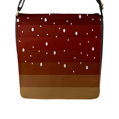 Fawn Gender Flags Polka Space Brown Flap Messenger Bag (l)  by Mariart