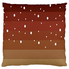 Fawn Gender Flags Polka Space Brown Large Flano Cushion Case (two Sides) by Mariart