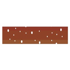 Fawn Gender Flags Polka Space Brown Satin Scarf (oblong)