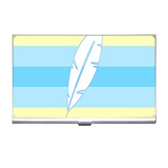 Feather Flags Business Card Holders by Mariart