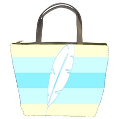 Feather Flags Bucket Bags