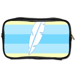 Feather Flags Toiletries Bags 2-side by Mariart