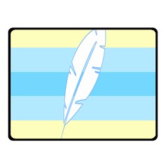 Feather Flags Fleece Blanket (small) by Mariart