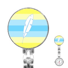 Feather Flags Stainless Steel Nurses Watch