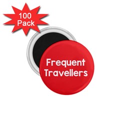 Frequent Travellers Red 1 75  Magnets (100 Pack) 