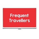 Frequent Travellers Red Business Card Holders Front