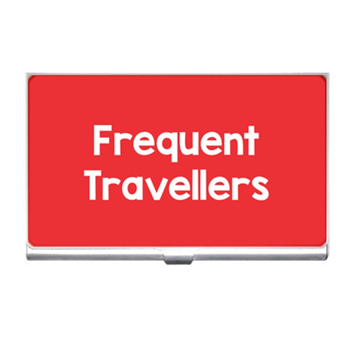 Frequent Travellers Red Business Card Holders