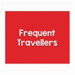 Frequent Travellers Red Small Glasses Cloth Front