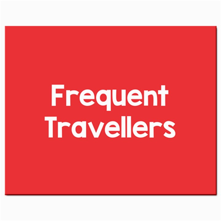 Frequent Travellers Red Mini Button Earrings