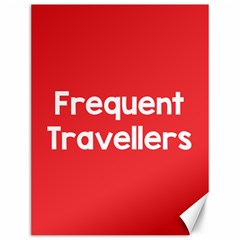 Frequent Travellers Red Canvas 12  X 16   by Mariart