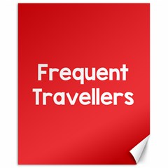 Frequent Travellers Red Canvas 16  X 20   by Mariart