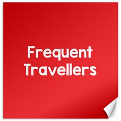 Frequent Travellers Red Canvas 20  X 20   by Mariart