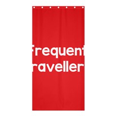 Frequent Travellers Red Shower Curtain 36  X 72  (stall)  by Mariart