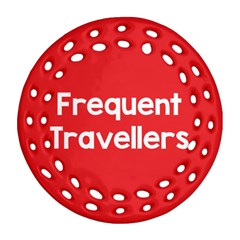 Frequent Travellers Red Ornament (round Filigree)