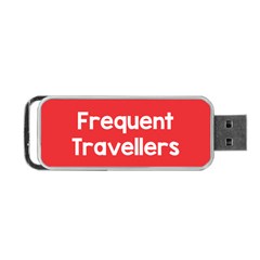 Frequent Travellers Red Portable Usb Flash (two Sides) by Mariart