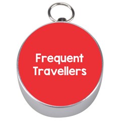 Frequent Travellers Red Silver Compasses by Mariart