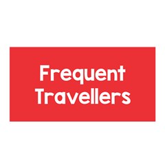 Frequent Travellers Red Satin Wrap