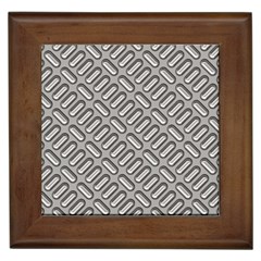 Capsul Another Grey Diamond Metal Texture Framed Tiles