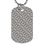 Capsul Another Grey Diamond Metal Texture Dog Tag (One Side) Front