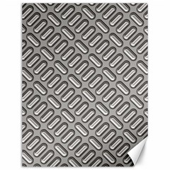 Capsul Another Grey Diamond Metal Texture Canvas 12  X 16  