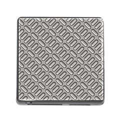 Capsul Another Grey Diamond Metal Texture Memory Card Reader (square) by Mariart