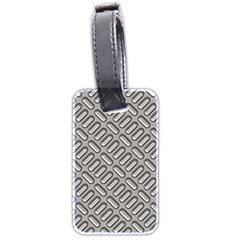 Capsul Another Grey Diamond Metal Texture Luggage Tags (two Sides) by Mariart