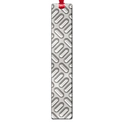 Capsul Another Grey Diamond Metal Texture Large Book Marks by Mariart