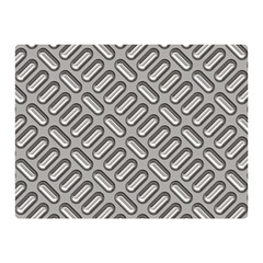 Capsul Another Grey Diamond Metal Texture Double Sided Flano Blanket (mini)  by Mariart