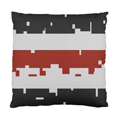 Girl Flags Plaid Red Black Standard Cushion Case (one Side) by Mariart