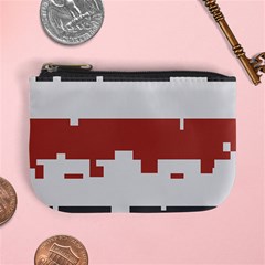 Girl Flags Plaid Red Black Mini Coin Purses by Mariart