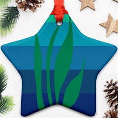 Gender Sea Flags Leaf Ornament (star)