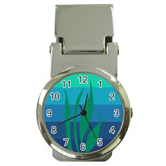 Gender Sea Flags Leaf Money Clip Watches