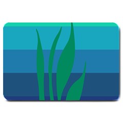 Gender Sea Flags Leaf Large Doormat  by Mariart