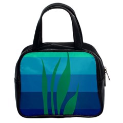 Gender Sea Flags Leaf Classic Handbags (2 Sides)