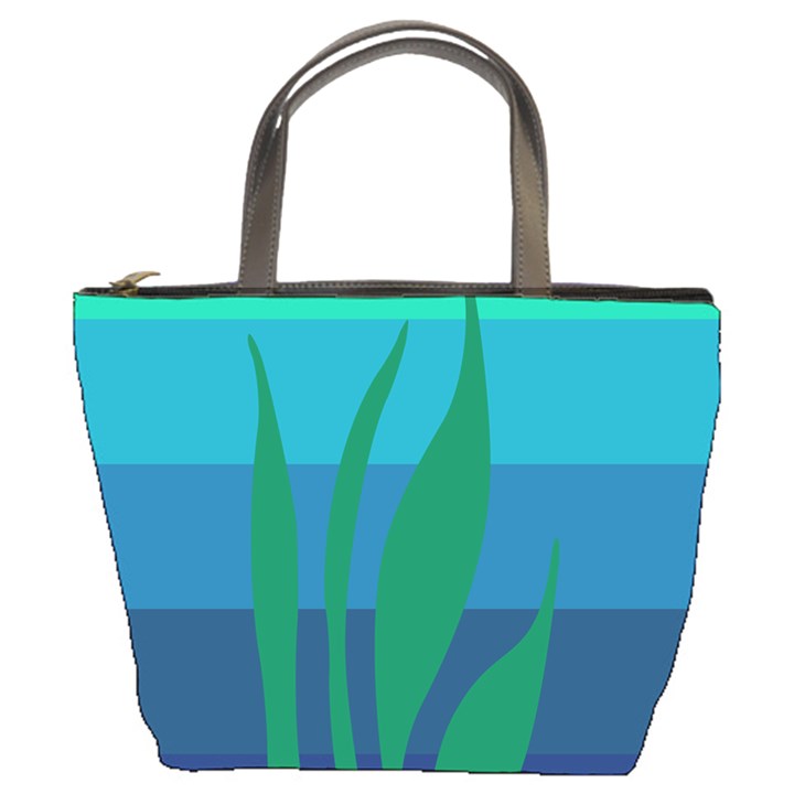 Gender Sea Flags Leaf Bucket Bags