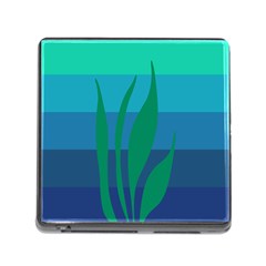 Gender Sea Flags Leaf Memory Card Reader (square) by Mariart