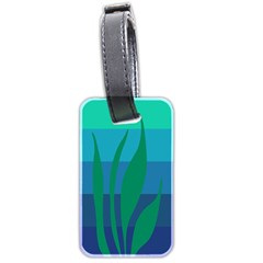 Gender Sea Flags Leaf Luggage Tags (two Sides) by Mariart